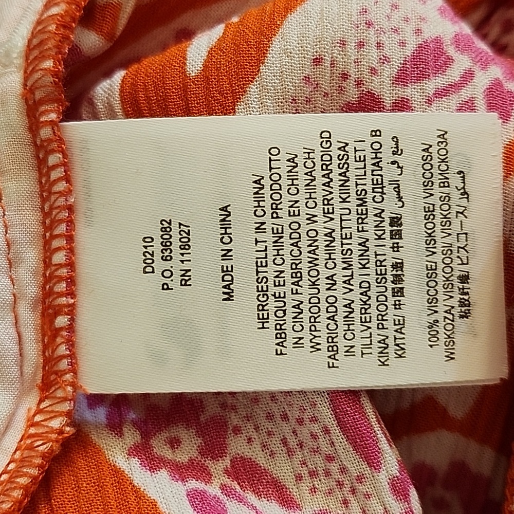 Boden Paisley Off-Shoulder Jumpsuit - Red and White Sz 8 - Picture 16 of 16